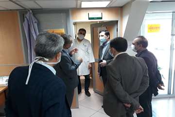 بازدید های مسئولان از بیمارستان ها و مراکز تابعه دانشگاه